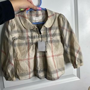 Burberry baby shirt